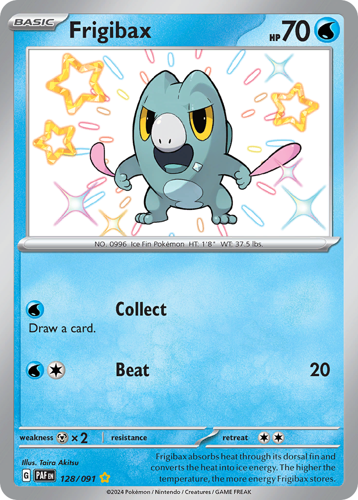 Frigibax sv4pt5-128 Shiny Rare from Paldean Fates Set