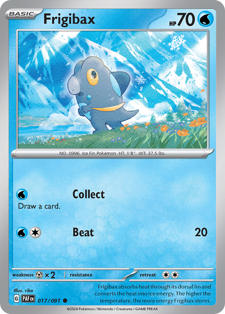Frigibax sv4pt5-17 Common from Paldean Fates Set