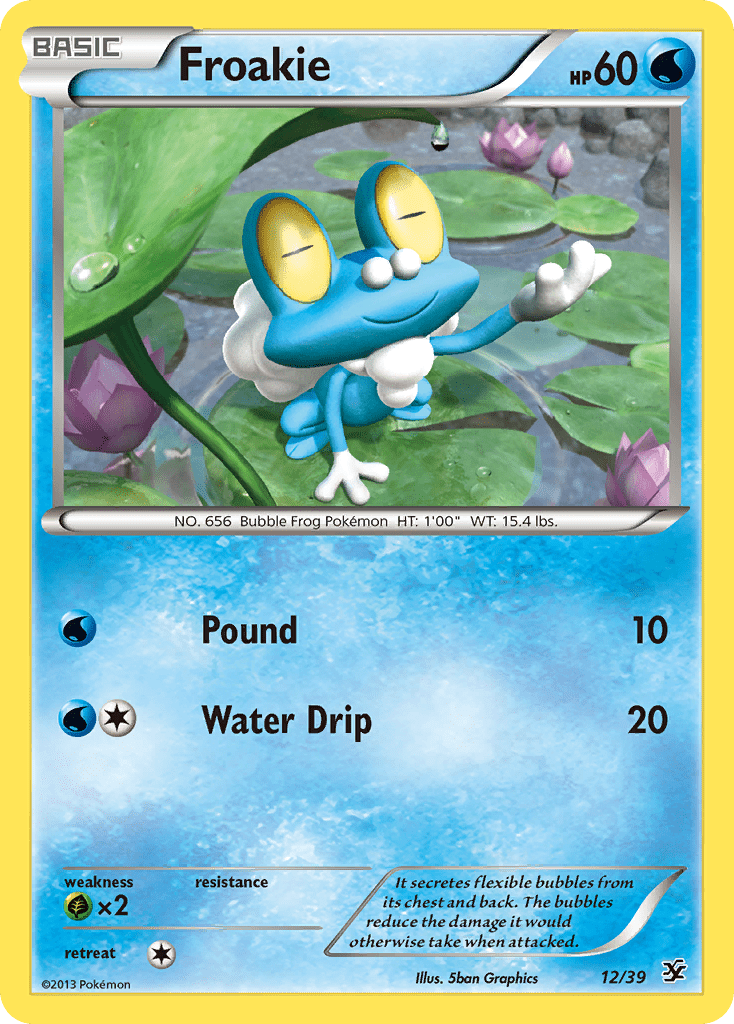 Froakie xy0-12  from Kalos Starter Set Set