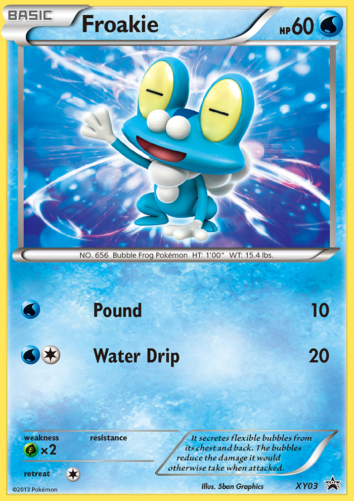 Froakie xyp-XY03 Promo from XY Black Star Promos Set
