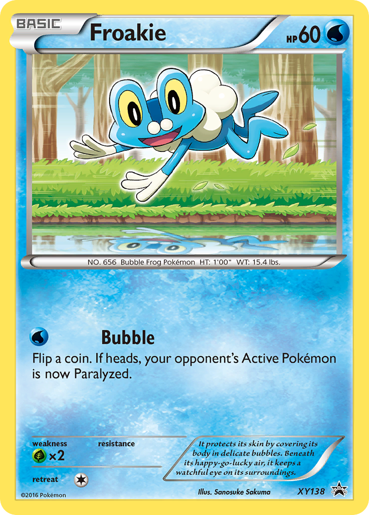 Froakie xyp-XY138 Promo from XY Black Star Promos Set