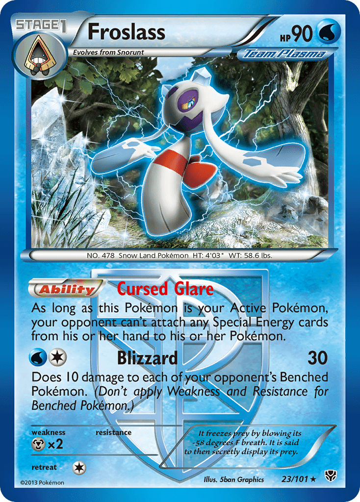 Froslass bw10-23 Rare from Plasma Blast Set