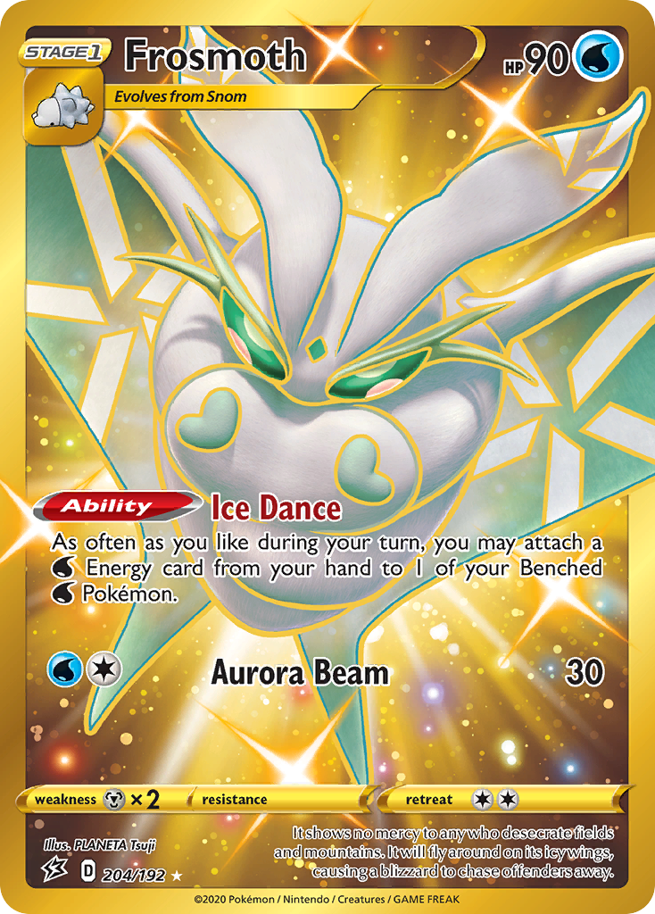 Frosmoth swsh2-204 Rare Secret from Rebel Clash Set