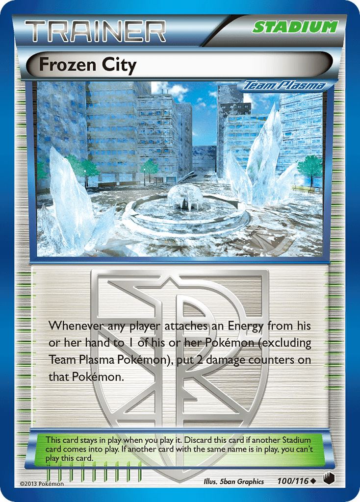 Frozen City bw9-100 Uncommon from Plasma Freeze Set