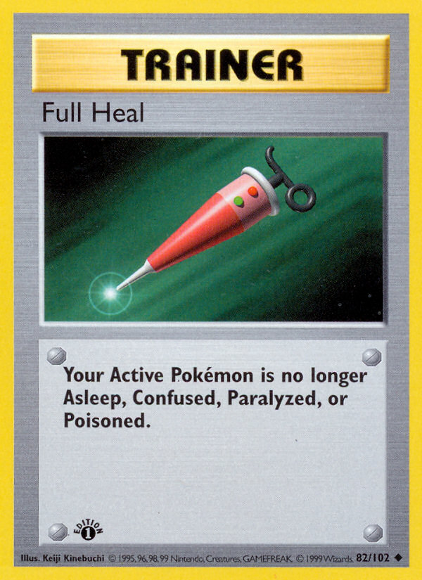 Full Heal base1-82 Uncommon from Base Set