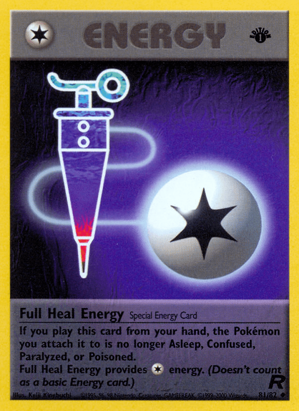 Full Heal Energy base5-81 Uncommon from Team Rocket Set