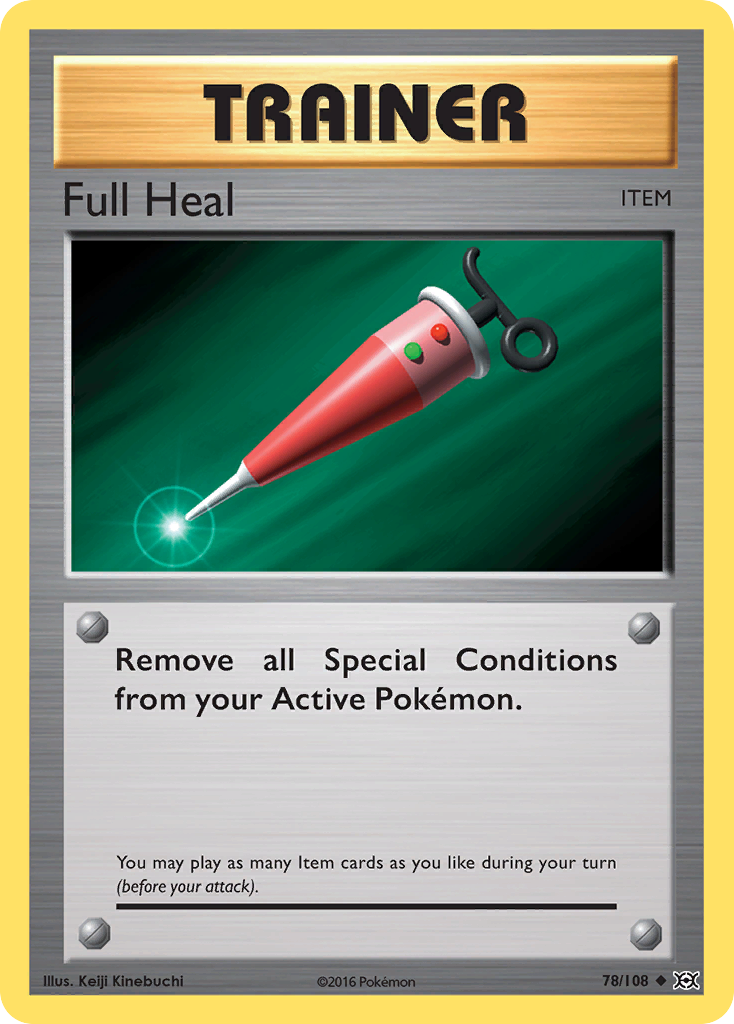 Full Heal xy12-78 Uncommon from Evolutions Set