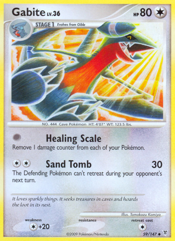 Gabite pl3-59 Uncommon from Supreme Victors Set