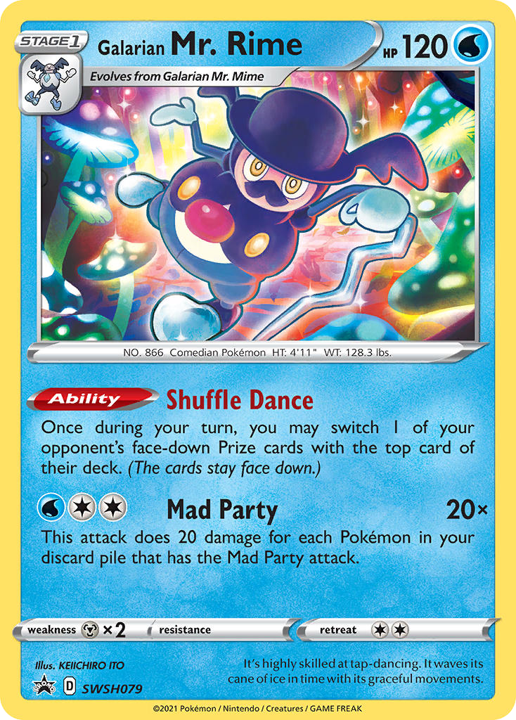Galarian Mr. Rime swshp-SWSH079 Promo from SWSH Black Star Promos Set