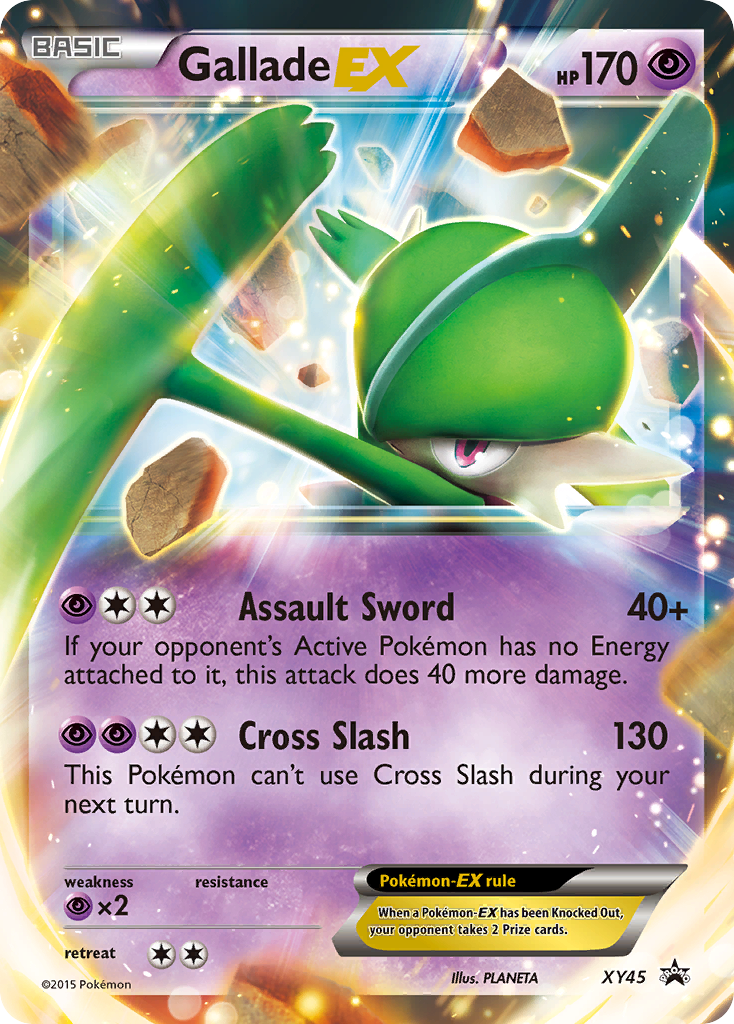 Gallade-EX xyp-XY45 Promo from XY Black Star Promos Set