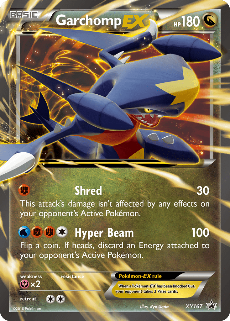 Garchomp-EX xyp-XY167 Promo from XY Black Star Promos Set