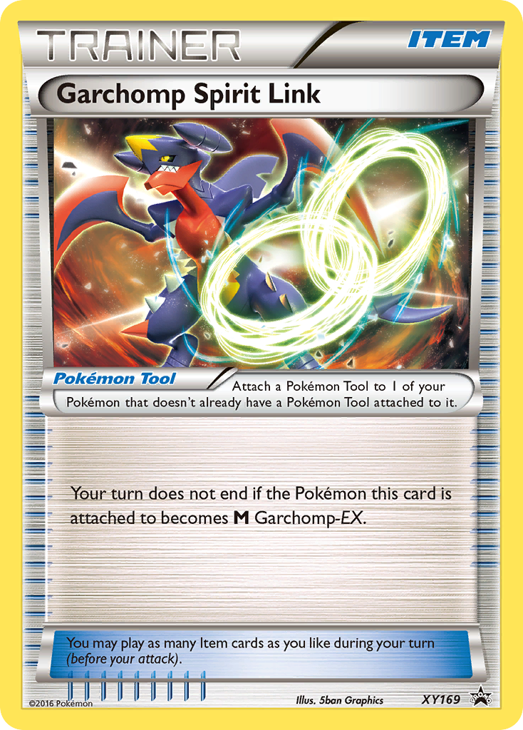 Garchomp Spirit Link xyp-XY169 Promo from XY Black Star Promos Set