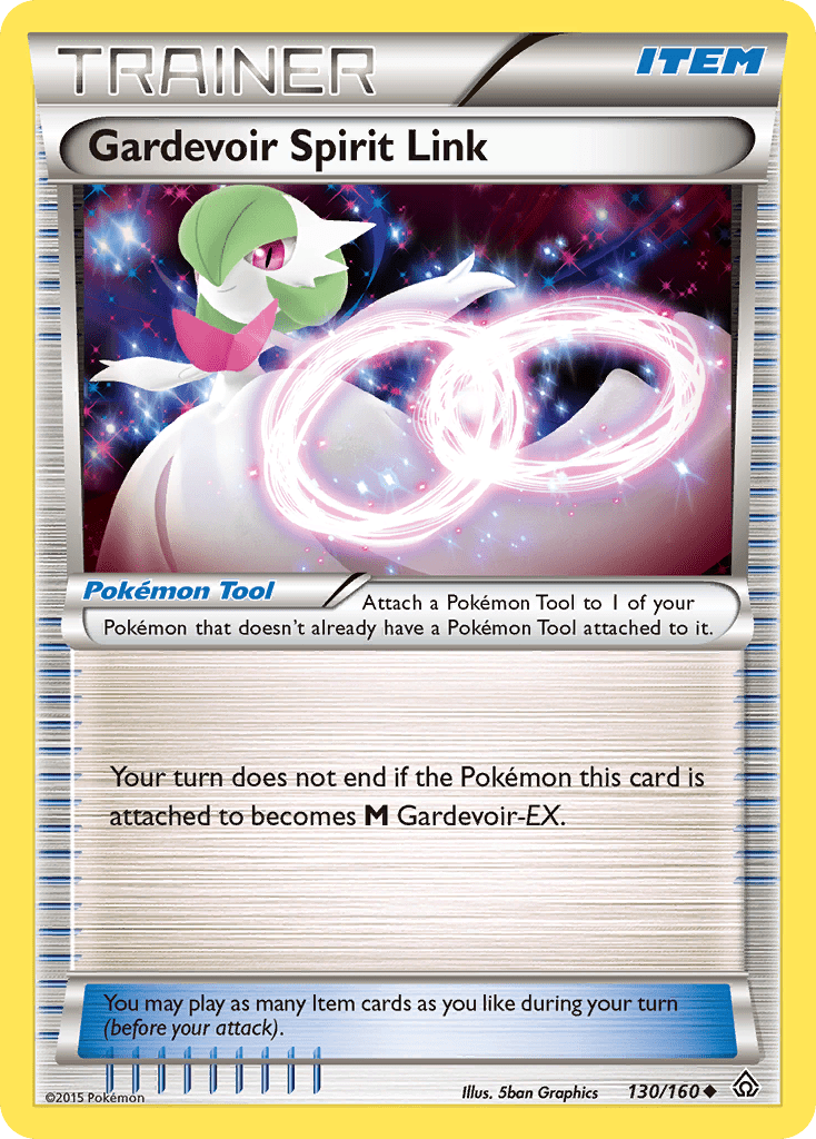 Gardevoir Spirit Link xy5-130 Uncommon from Primal Clash Set