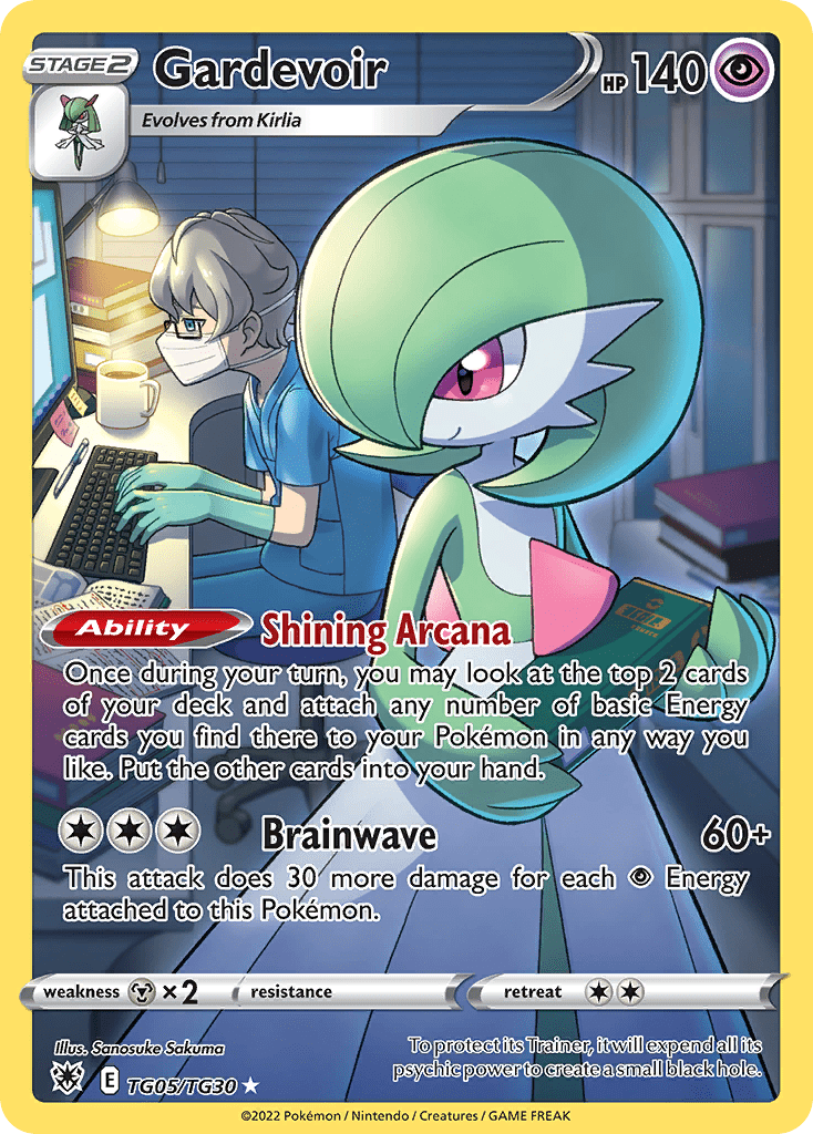 Gardevoir swsh10tg-TG05 Trainer Gallery Rare Holo from Astral Radiance Trainer Gallery Set