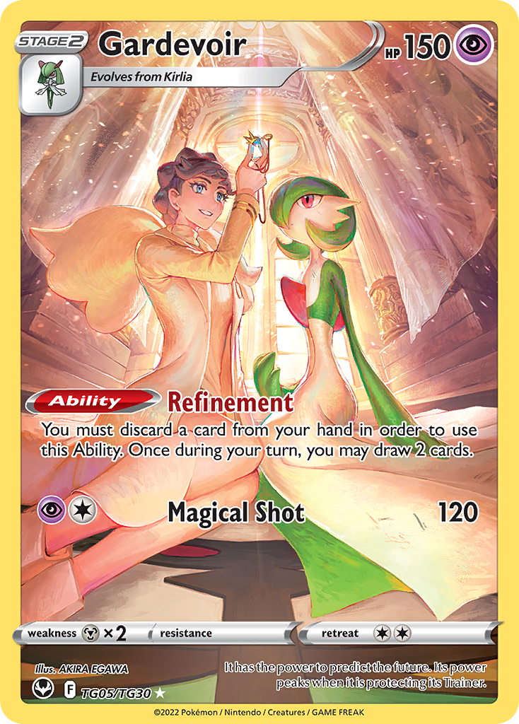 Gardevoir swsh12tg-TG05 Trainer Gallery Rare Holo from Silver Tempest Trainer Gallery Set