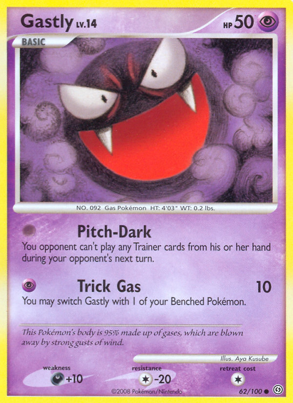 Gastly dp7-62 Common from Stormfront Set