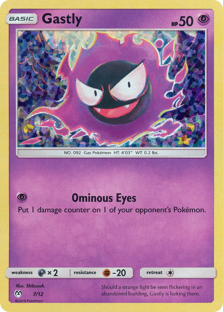 Gastly mcd19-7  from McDonald's Collection 2019 Set