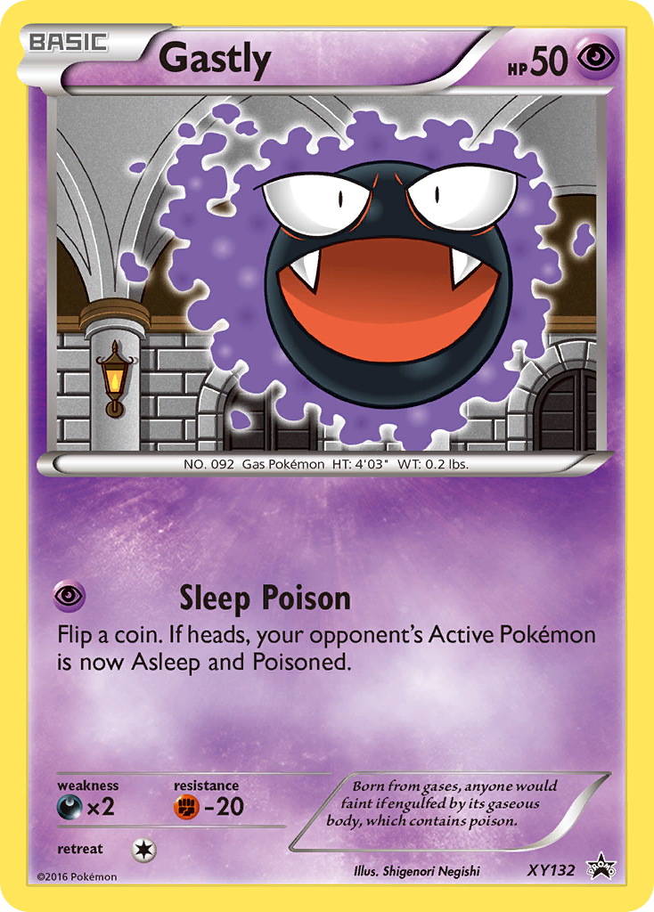 Gastly xyp-XY132 Promo from XY Black Star Promos Set