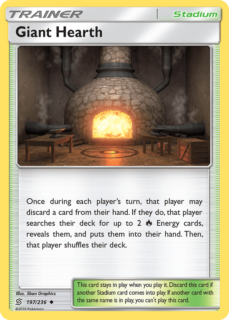 Giant Hearth sm11-197 Uncommon from Unified Minds Set