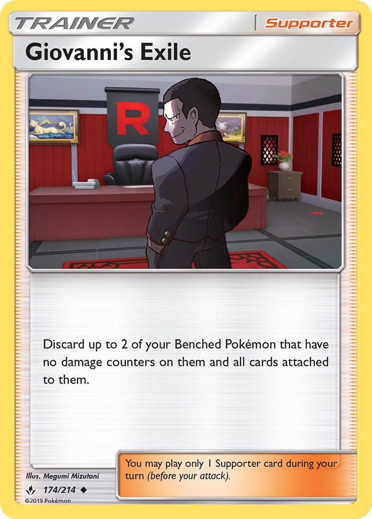 Giovanni’s Exile sm10-174 Uncommon from Unbroken Bonds Set