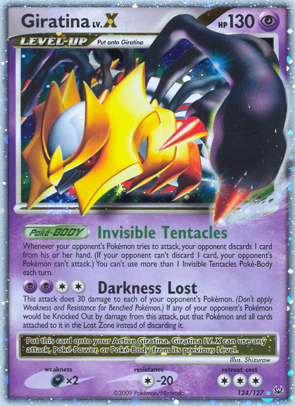 Giratina LV.X pl1-124 Rare Holo LV.X from Platinum Set