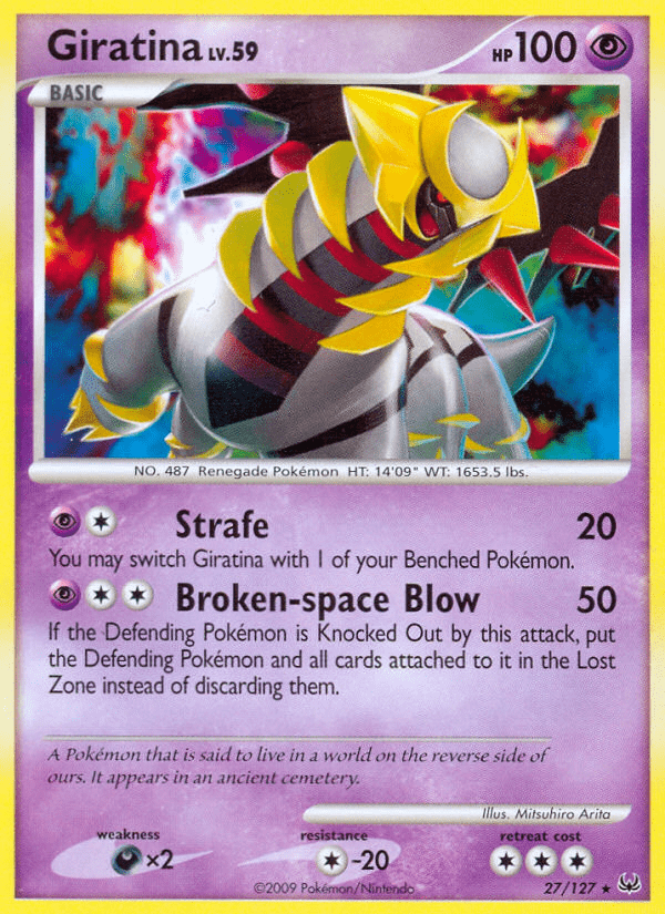 Giratina pl1-27 Rare from Platinum Set