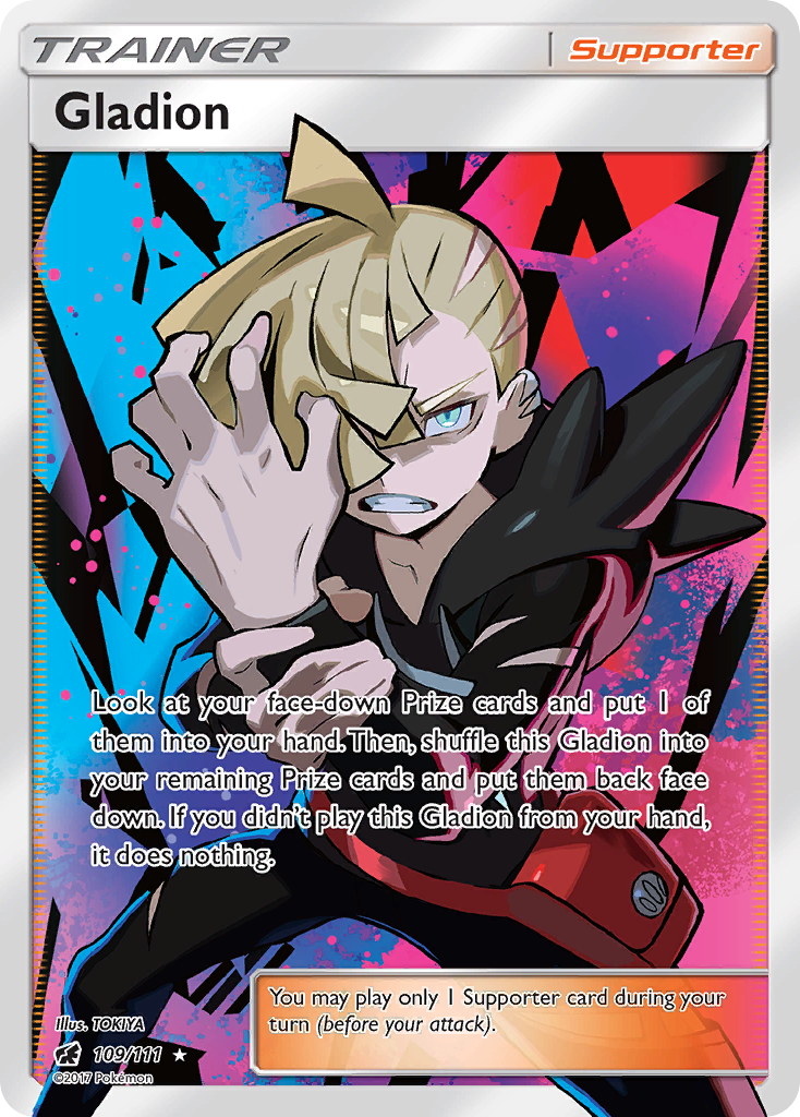 Gladion sm4-109 Rare Ultra from Crimson Invasion Set