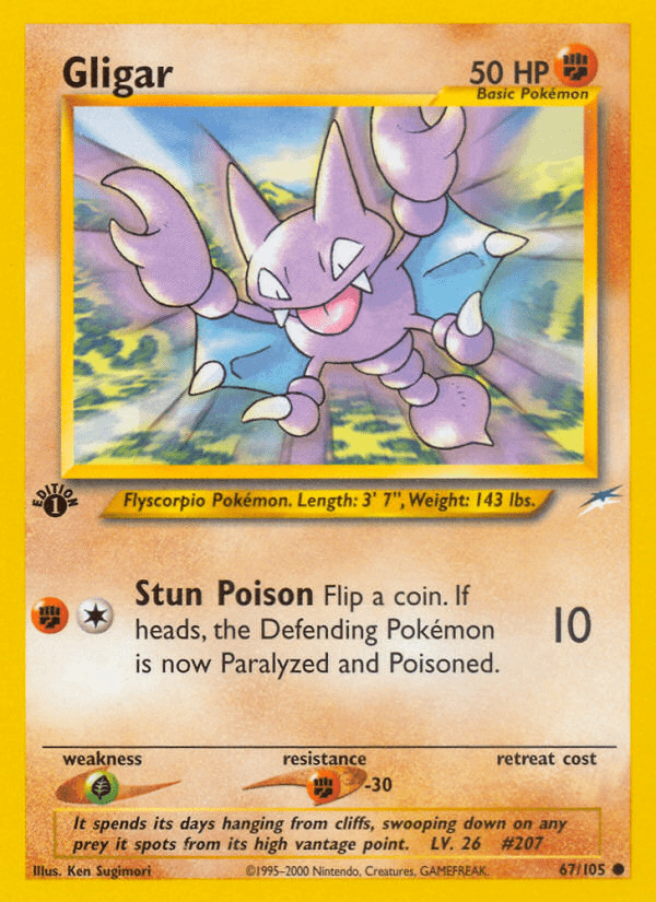 Gligar neo4-67 Common from Neo Destiny Set