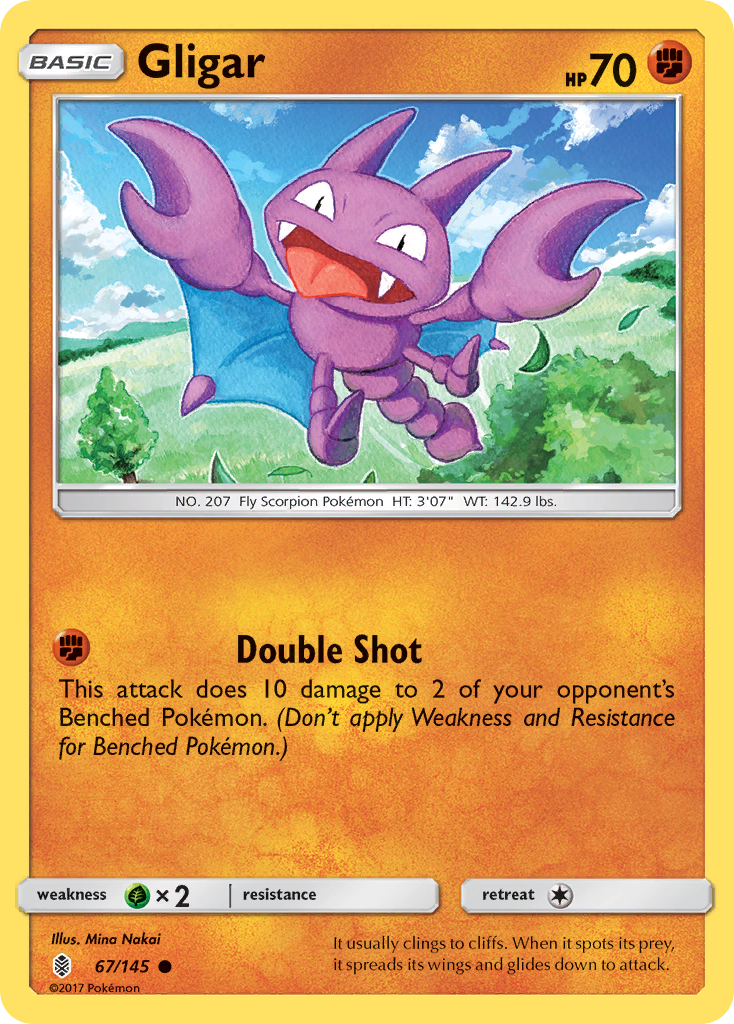Gligar sm2-67 Common from Guardians Rising Set