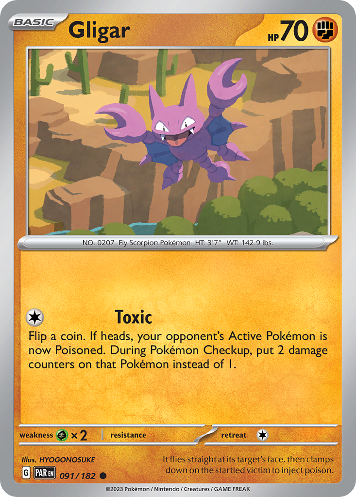 Gligar sv4-91 Common from Paradox Rift Set