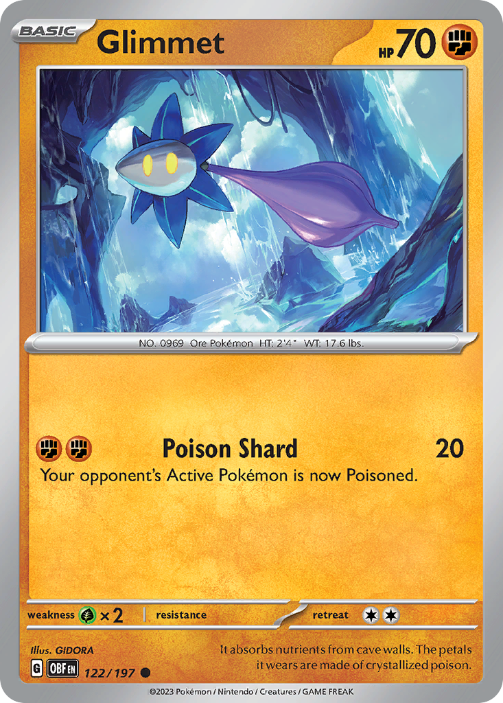 Glimmet sv3-122 Common from Obsidian Flames Set