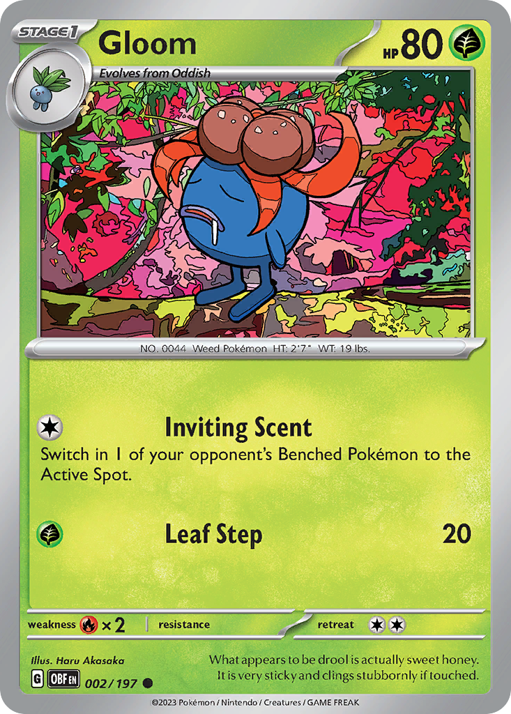 Gloom sv3-2 Common from Obsidian Flames Set