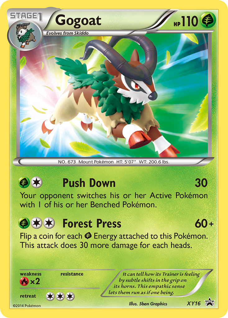Gogoat xyp-XY16 Promo from XY Black Star Promos Set