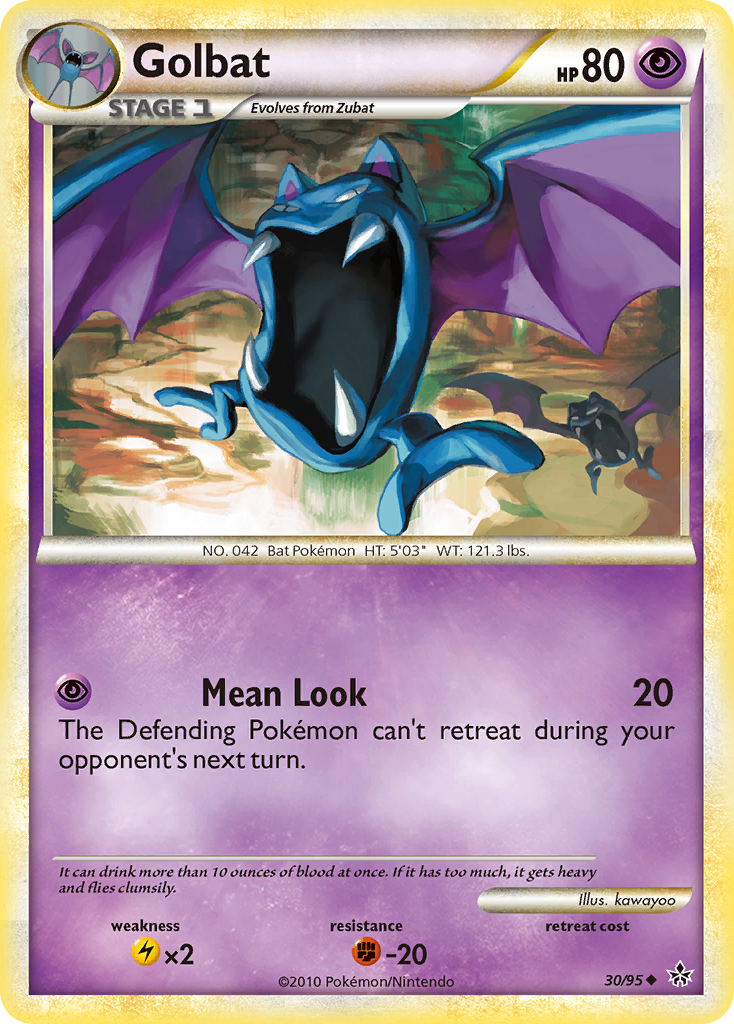 Golbat hgss2-30 Uncommon from HS—Unleashed Set