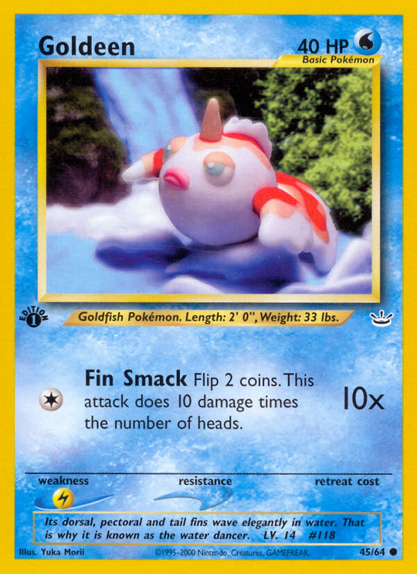 Goldeen neo3-45 Common from Neo Revelation Set
