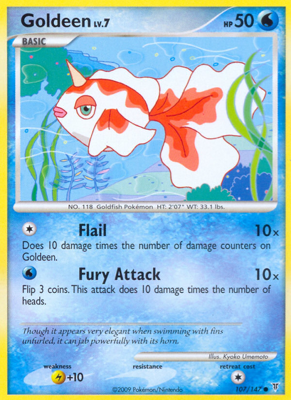Goldeen pl3-107 Common from Supreme Victors Set