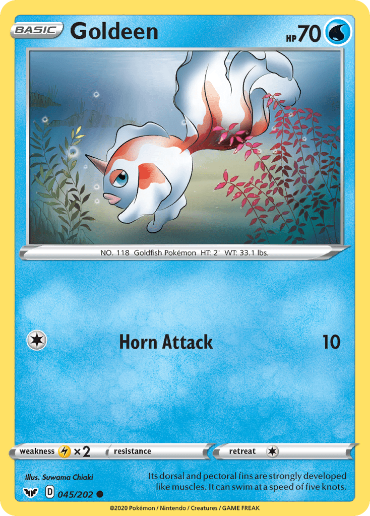 Goldeen swsh1-45 Common from Sword & Shield Set