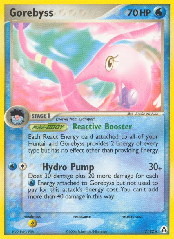 Gorebyss ex12-17 Rare from Legend Maker Set