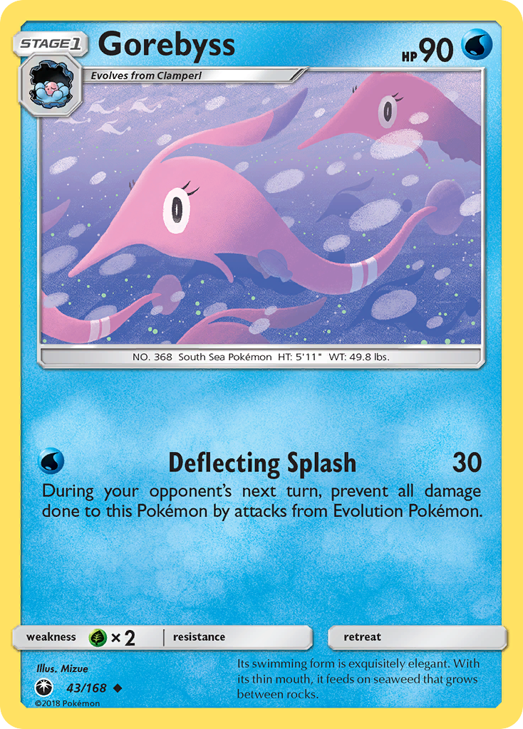 Gorebyss sm7-43 Uncommon from Celestial Storm Set