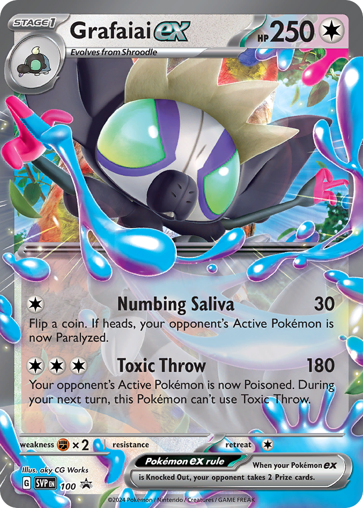 Grafaiai ex svp-100 Promo from Scarlet & Violet Black Star Promos Set