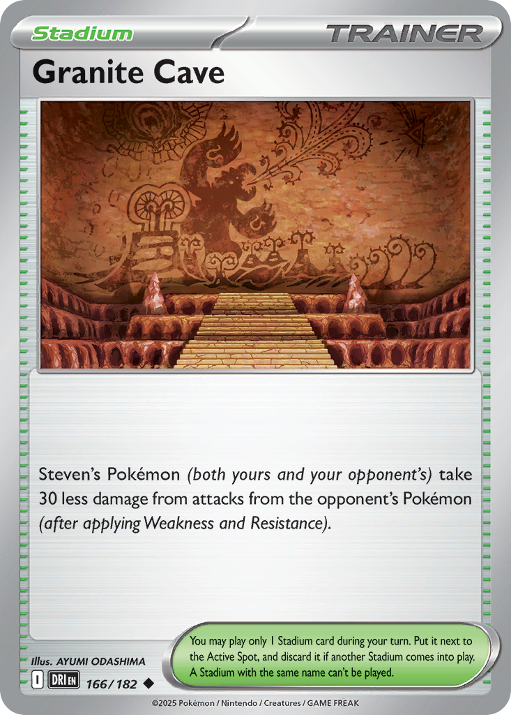 Granite Cave sv10-166 Uncommon from Destined Rivals Set