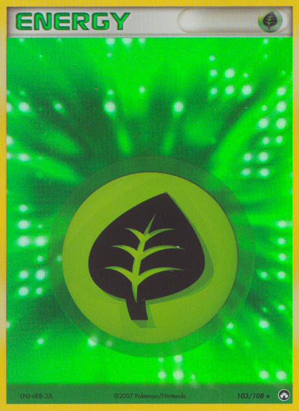 Grass Energy ex16-103 Rare Holo from Power Keepers Set