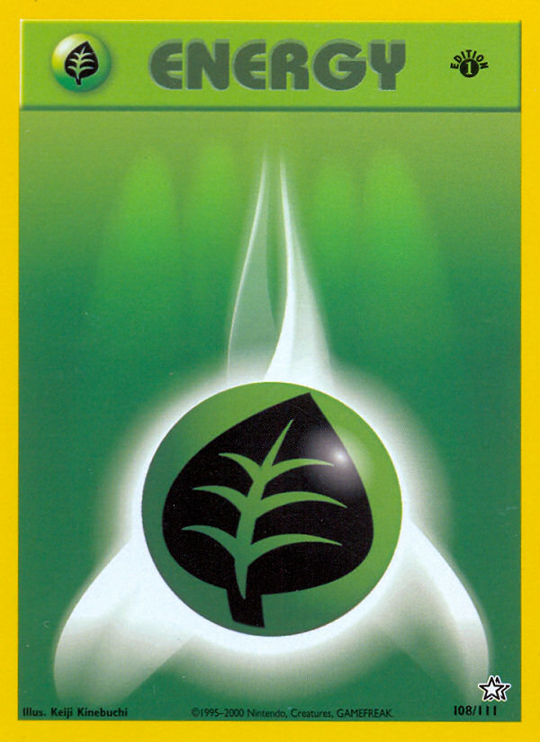 Grass Energy neo1-108  from Neo Genesis Set