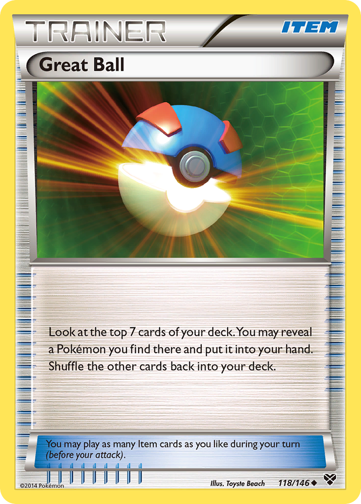 Great Ball xy1-118 Uncommon from XY Set