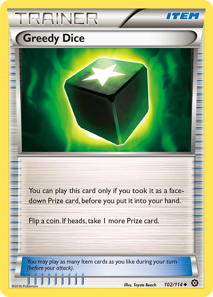 Greedy Dice xy11-102 Uncommon from Steam Siege Set