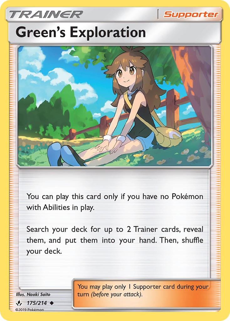 Green’s Exploration sm10-175 Uncommon from Unbroken Bonds Set