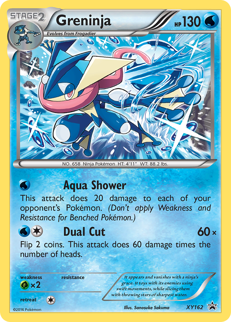 Greninja xyp-XY162 Promo from XY Black Star Promos Set