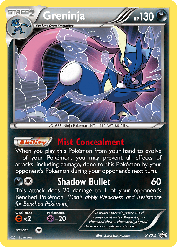 Greninja xyp-XY24 Promo from XY Black Star Promos Set