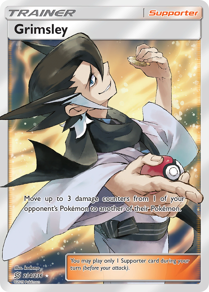 Grimsley sm11-234 Rare Ultra from Unified Minds Set