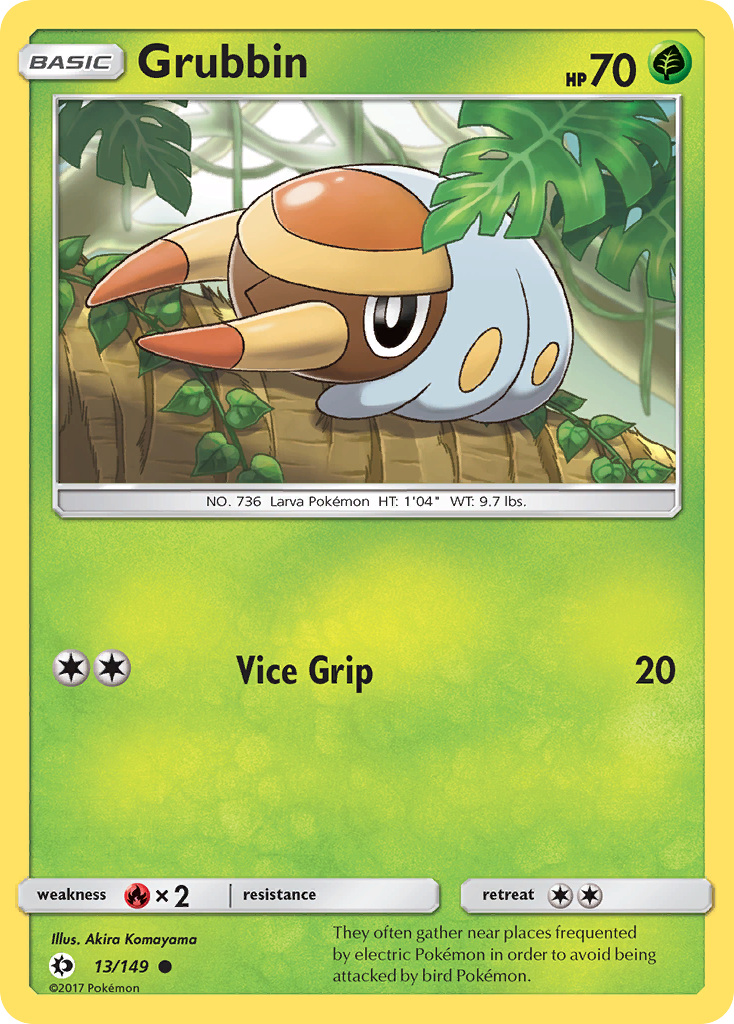 Grubbin sm1-13 Common from Sun & Moon Set
